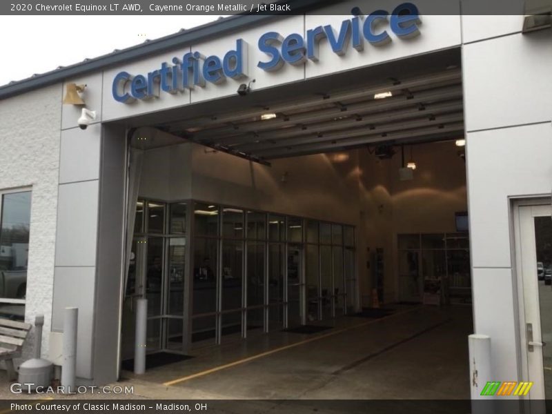 Cayenne Orange Metallic / Jet Black 2020 Chevrolet Equinox LT AWD