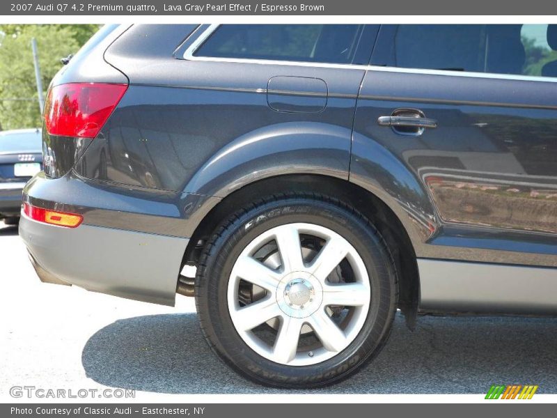Lava Gray Pearl Effect / Espresso Brown 2007 Audi Q7 4.2 Premium quattro