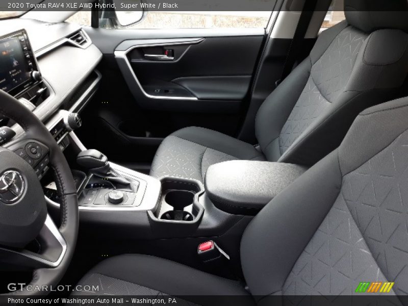  2020 RAV4 XLE AWD Hybrid Black Interior