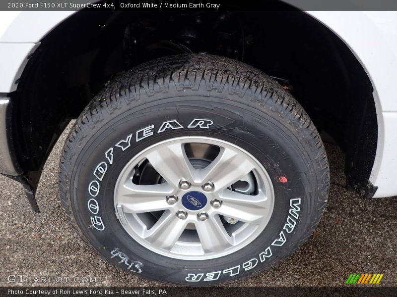Oxford White / Medium Earth Gray 2020 Ford F150 XLT SuperCrew 4x4
