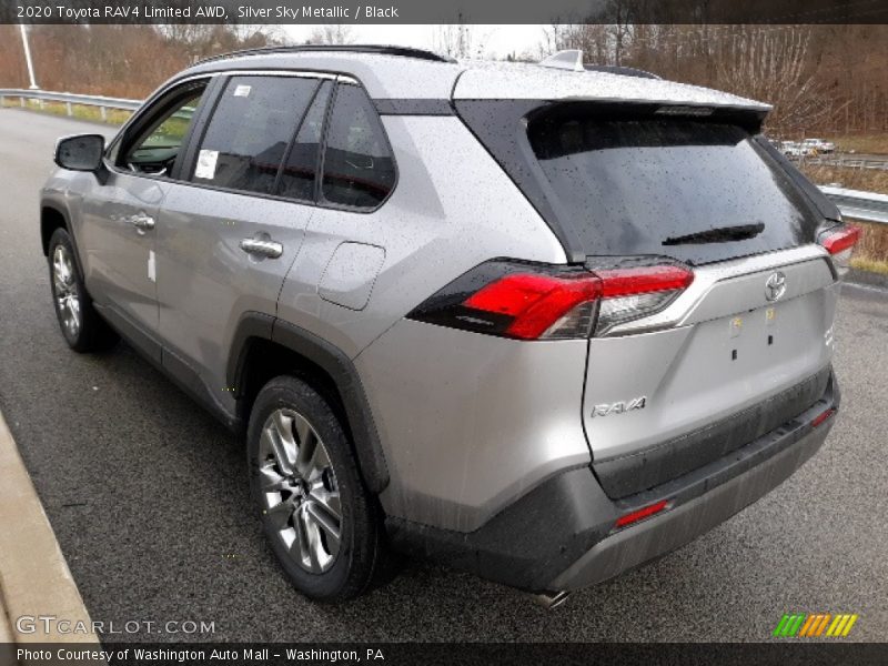 Silver Sky Metallic / Black 2020 Toyota RAV4 Limited AWD