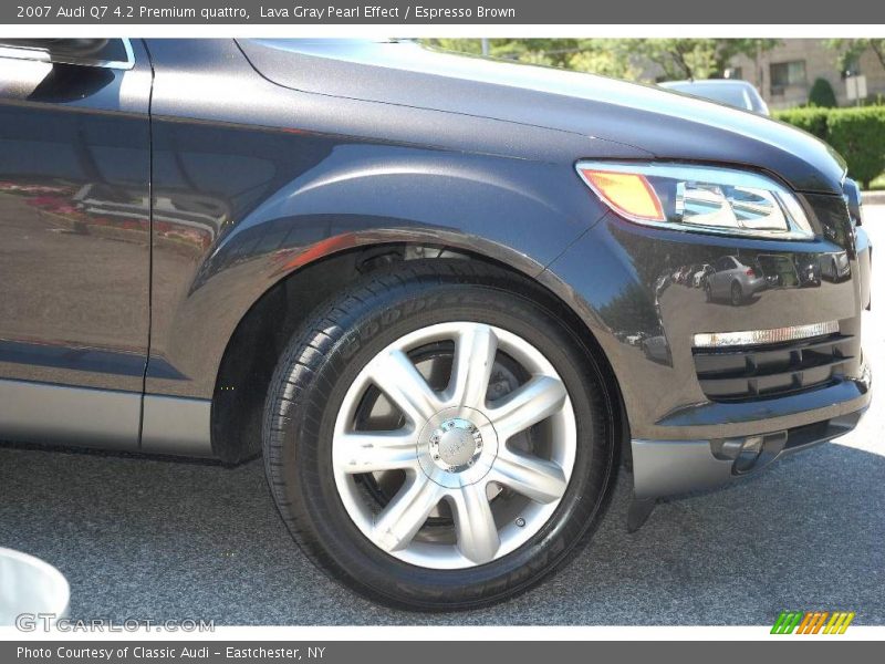 Lava Gray Pearl Effect / Espresso Brown 2007 Audi Q7 4.2 Premium quattro
