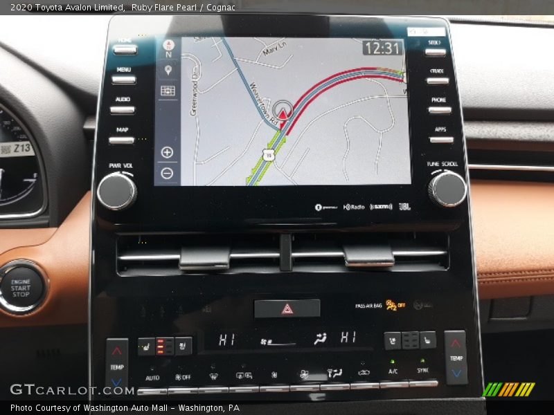 Ruby Flare Pearl / Cognac 2020 Toyota Avalon Limited