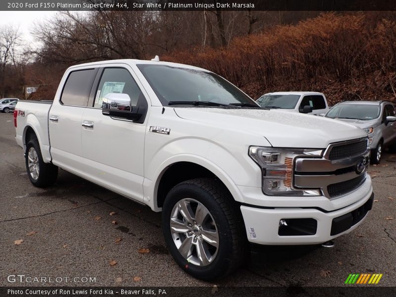 Front 3/4 View of 2020 F150 Platinum SuperCrew 4x4