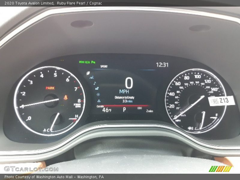 Ruby Flare Pearl / Cognac 2020 Toyota Avalon Limited