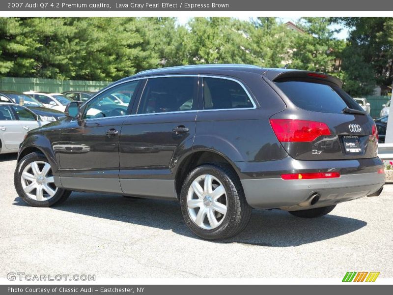 Lava Gray Pearl Effect / Espresso Brown 2007 Audi Q7 4.2 Premium quattro