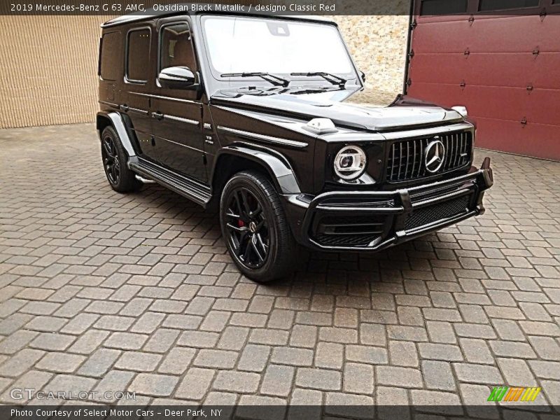 Obsidian Black Metallic / designo Classic Red 2019 Mercedes-Benz G 63 AMG