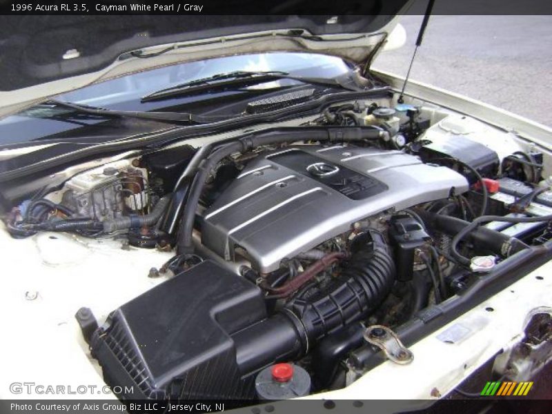 Cayman White Pearl / Gray 1996 Acura RL 3.5