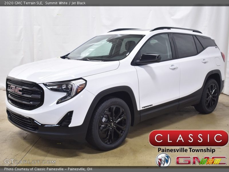 Summit White / Jet Black 2020 GMC Terrain SLE