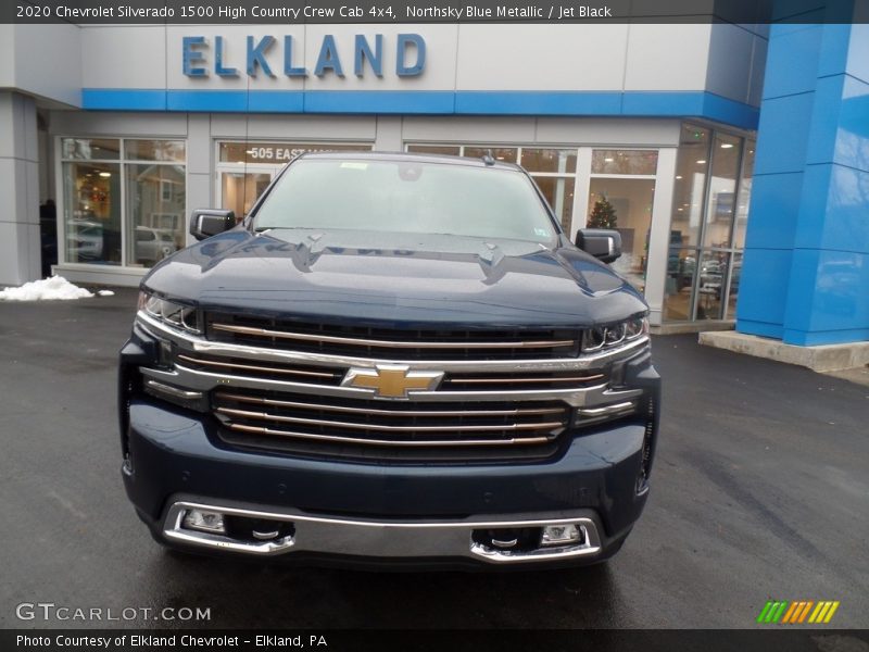 Northsky Blue Metallic / Jet Black 2020 Chevrolet Silverado 1500 High Country Crew Cab 4x4