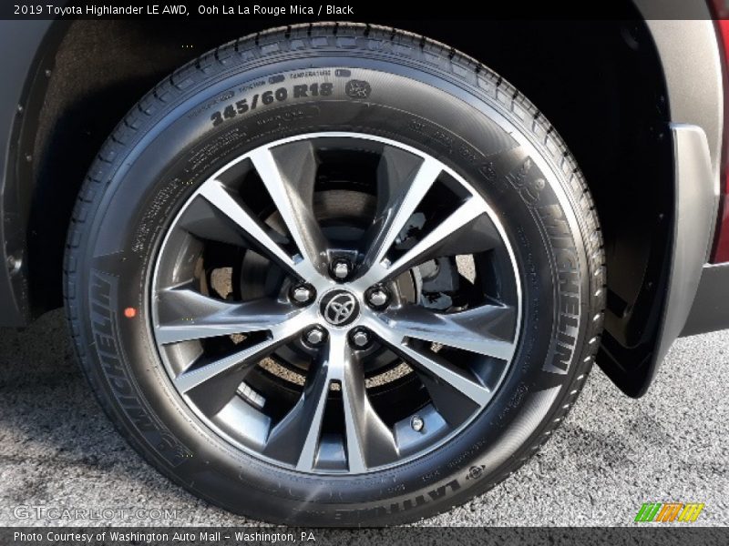  2019 Highlander LE AWD Wheel