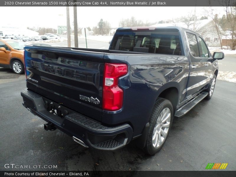 Northsky Blue Metallic / Jet Black 2020 Chevrolet Silverado 1500 High Country Crew Cab 4x4