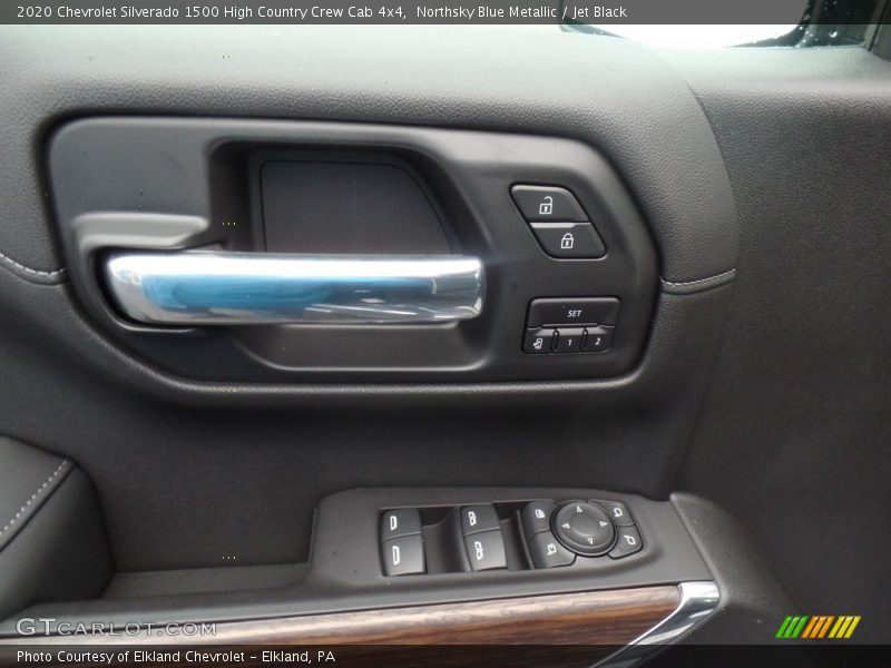 Northsky Blue Metallic / Jet Black 2020 Chevrolet Silverado 1500 High Country Crew Cab 4x4