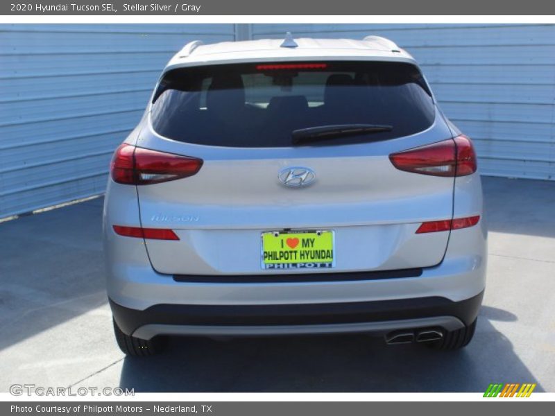 Stellar Silver / Gray 2020 Hyundai Tucson SEL