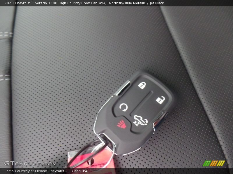Northsky Blue Metallic / Jet Black 2020 Chevrolet Silverado 1500 High Country Crew Cab 4x4
