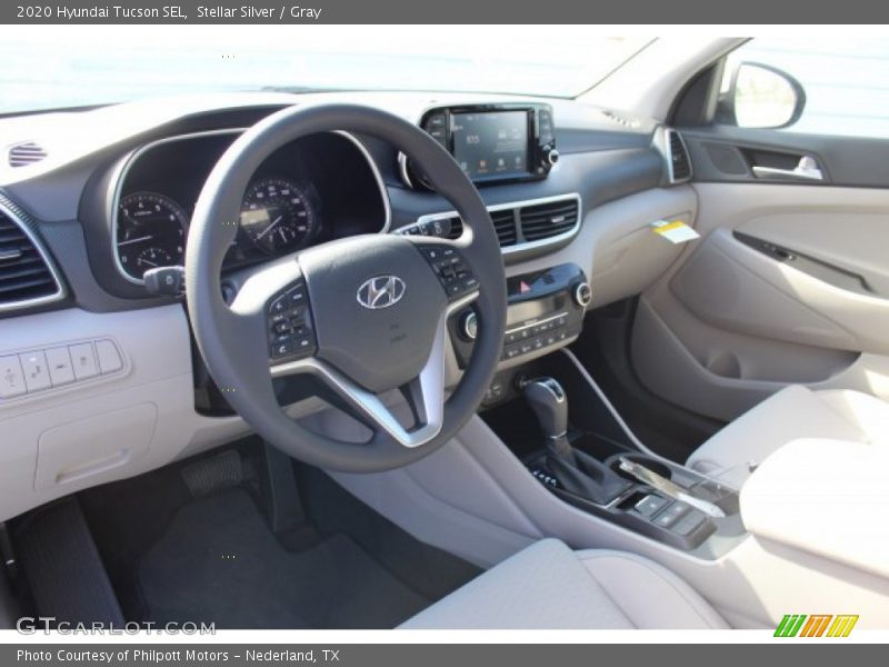 Stellar Silver / Gray 2020 Hyundai Tucson SEL