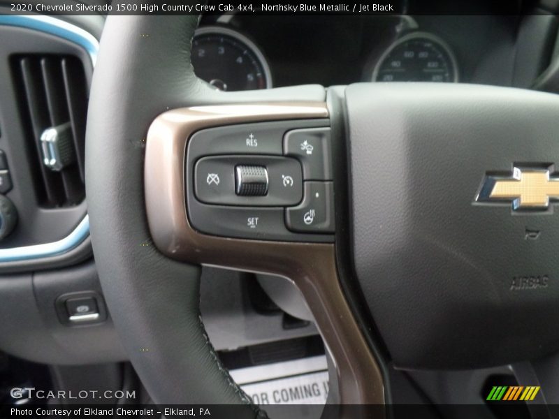 Northsky Blue Metallic / Jet Black 2020 Chevrolet Silverado 1500 High Country Crew Cab 4x4