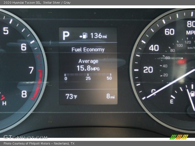 Stellar Silver / Gray 2020 Hyundai Tucson SEL