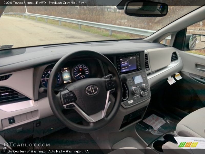 Predawn Gray Mica / Ash 2020 Toyota Sienna LE AWD