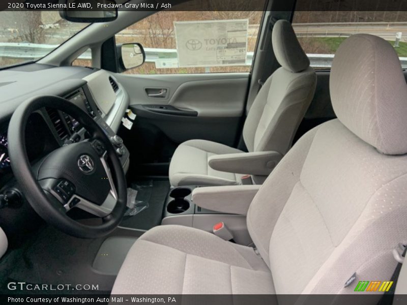 Predawn Gray Mica / Ash 2020 Toyota Sienna LE AWD