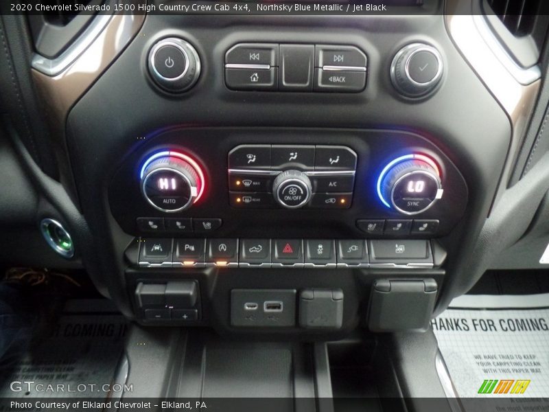 Northsky Blue Metallic / Jet Black 2020 Chevrolet Silverado 1500 High Country Crew Cab 4x4