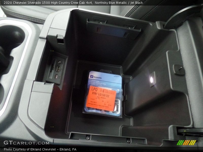 Northsky Blue Metallic / Jet Black 2020 Chevrolet Silverado 1500 High Country Crew Cab 4x4