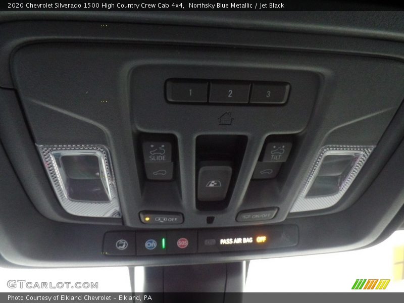 Northsky Blue Metallic / Jet Black 2020 Chevrolet Silverado 1500 High Country Crew Cab 4x4