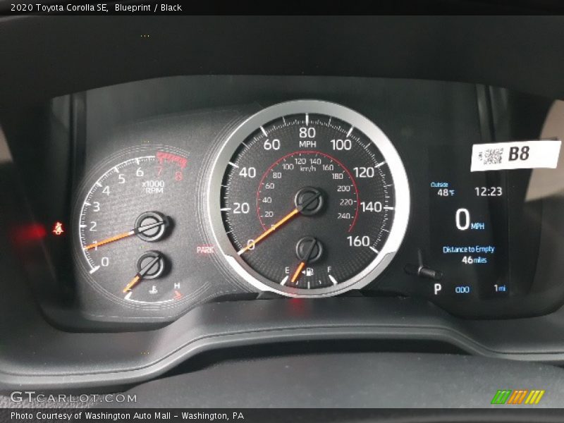  2020 Corolla SE SE Gauges