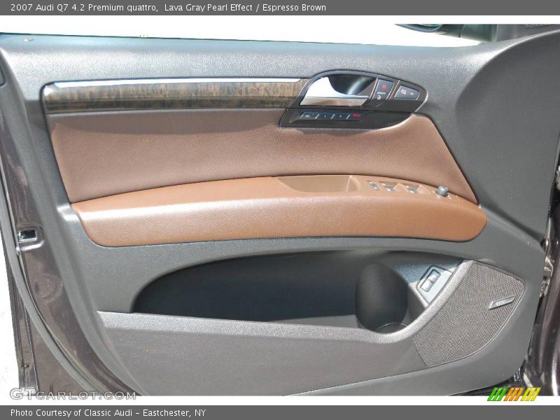 Lava Gray Pearl Effect / Espresso Brown 2007 Audi Q7 4.2 Premium quattro