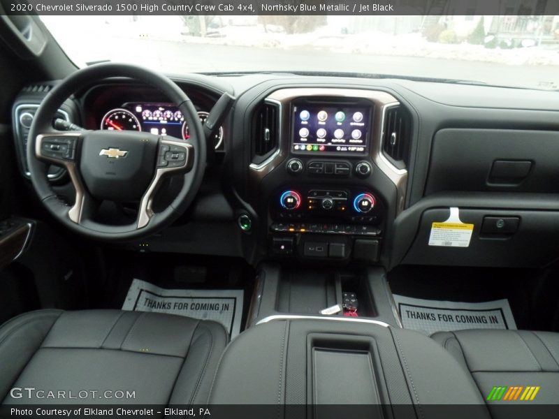 Northsky Blue Metallic / Jet Black 2020 Chevrolet Silverado 1500 High Country Crew Cab 4x4