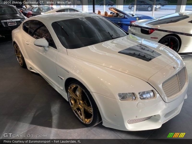 White / White/Tan 2006 Bentley Continental GT