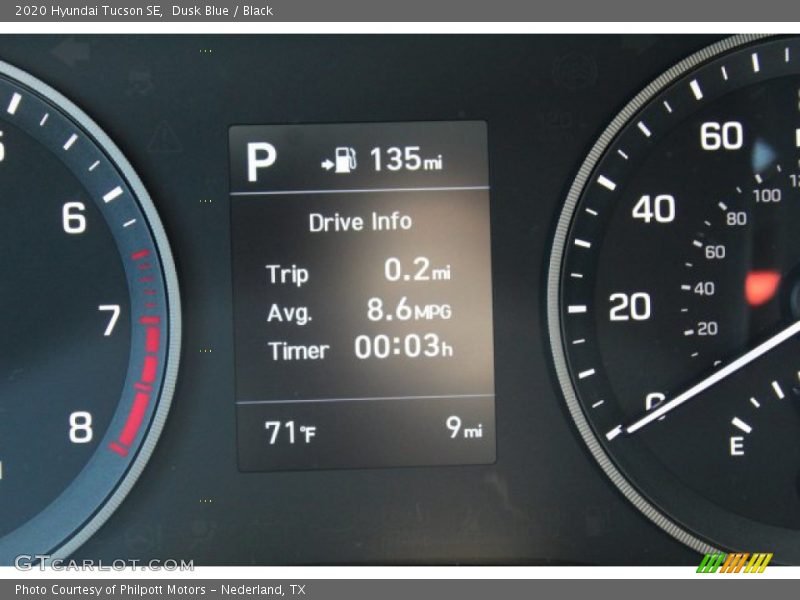 Dusk Blue / Black 2020 Hyundai Tucson SE