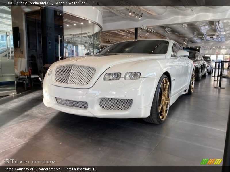 White / White/Tan 2006 Bentley Continental GT