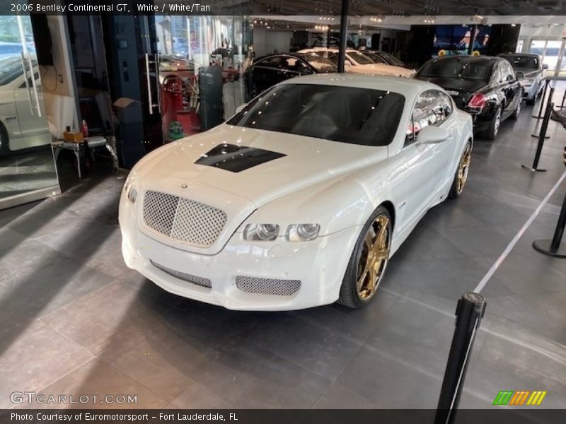 White / White/Tan 2006 Bentley Continental GT