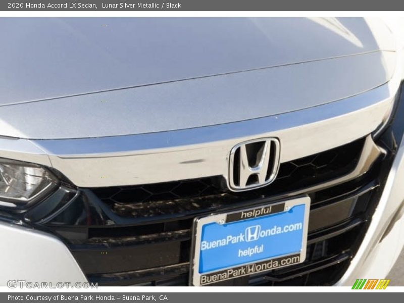 Lunar Silver Metallic / Black 2020 Honda Accord LX Sedan