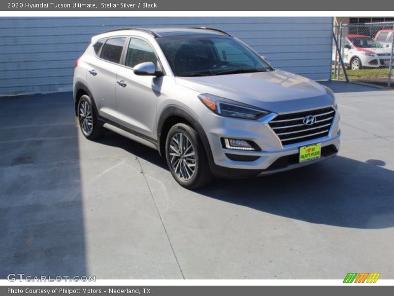 Stellar Silver / Black 2020 Hyundai Tucson Ultimate
