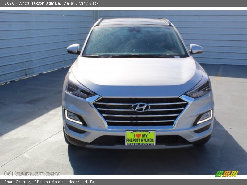 Stellar Silver / Black 2020 Hyundai Tucson Ultimate