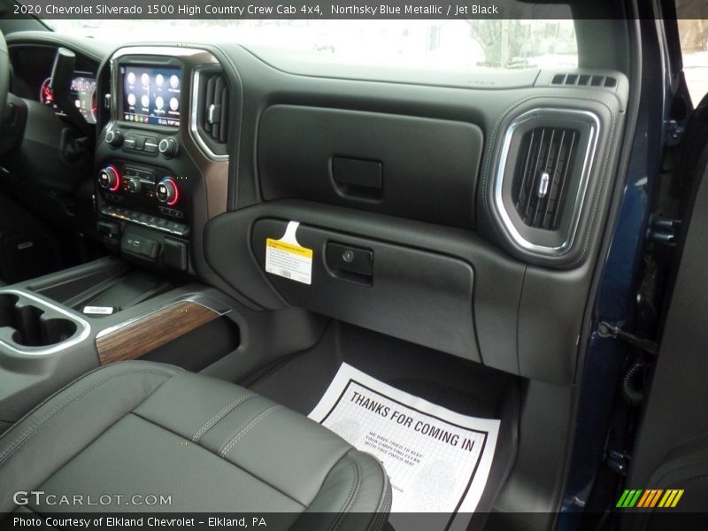 Northsky Blue Metallic / Jet Black 2020 Chevrolet Silverado 1500 High Country Crew Cab 4x4