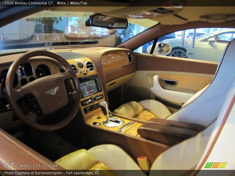 White / White/Tan 2006 Bentley Continental GT