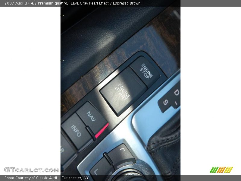 Lava Gray Pearl Effect / Espresso Brown 2007 Audi Q7 4.2 Premium quattro