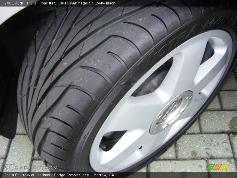 Lake Silver Metallic / Ebony Black 2001 Audi TT 1.8T Roadster