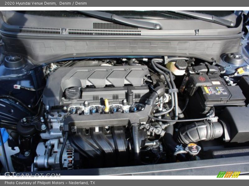  2020 Venue Denim Engine - 1.6 Liter DOHC 16-Valve D-CVVT 4 Cylinder