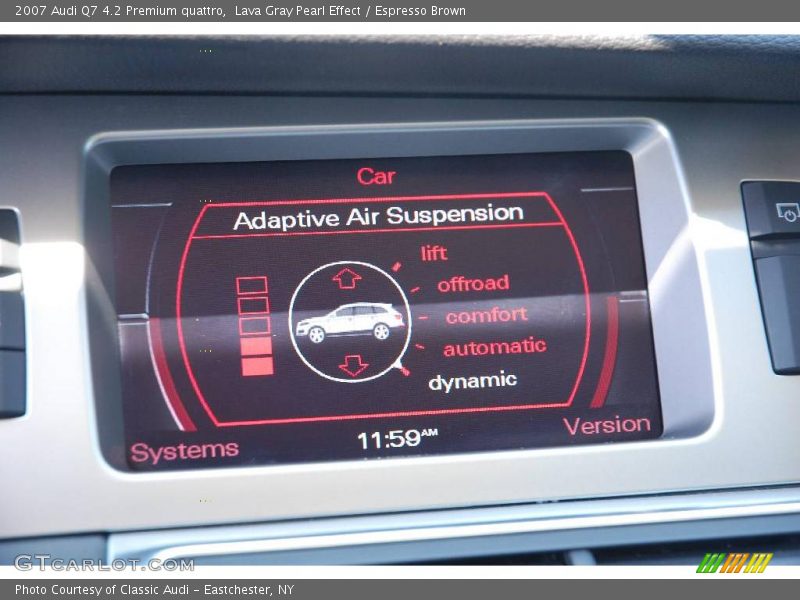 Lava Gray Pearl Effect / Espresso Brown 2007 Audi Q7 4.2 Premium quattro