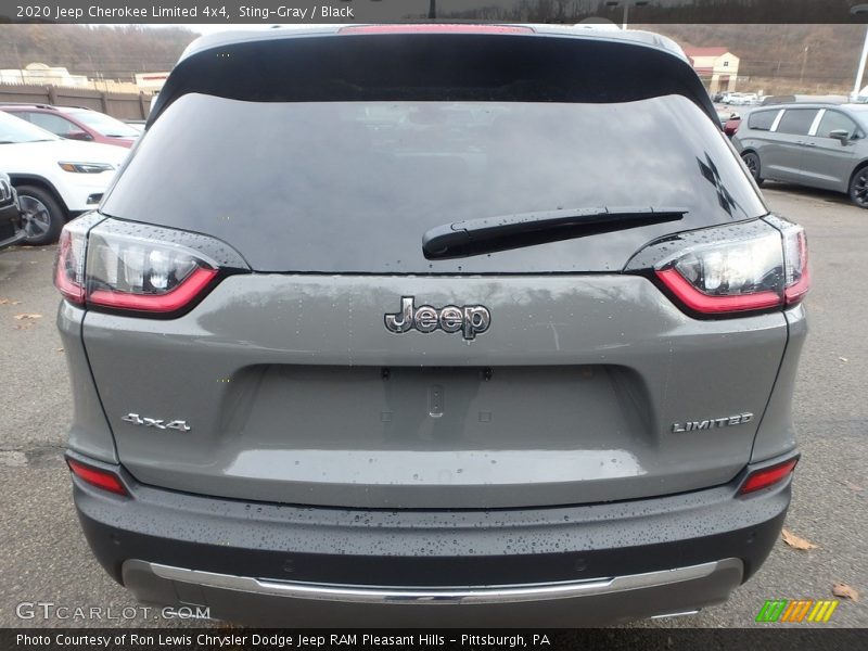 Sting-Gray / Black 2020 Jeep Cherokee Limited 4x4