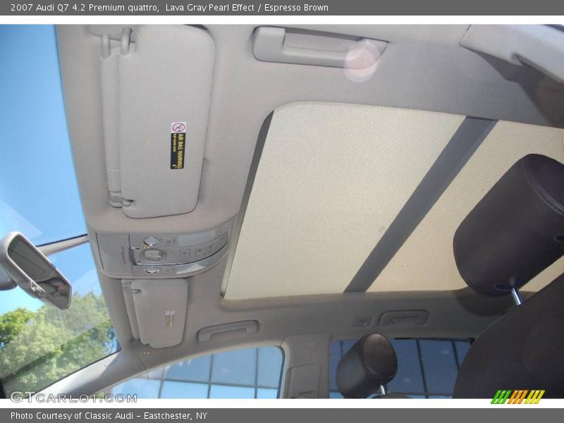 Lava Gray Pearl Effect / Espresso Brown 2007 Audi Q7 4.2 Premium quattro