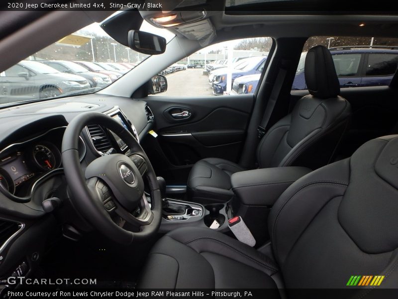 Sting-Gray / Black 2020 Jeep Cherokee Limited 4x4