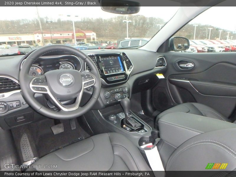 Sting-Gray / Black 2020 Jeep Cherokee Limited 4x4