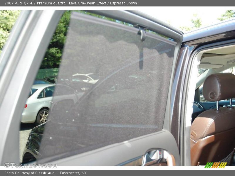 Lava Gray Pearl Effect / Espresso Brown 2007 Audi Q7 4.2 Premium quattro