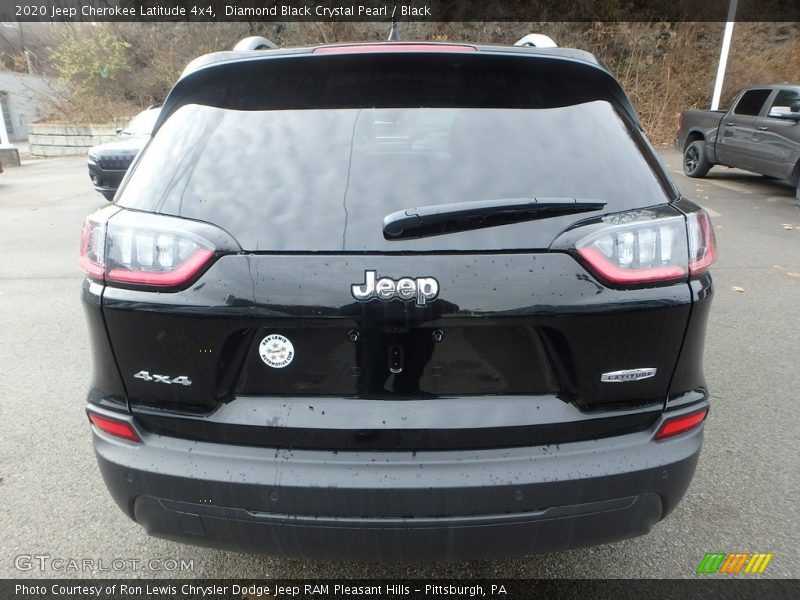 Diamond Black Crystal Pearl / Black 2020 Jeep Cherokee Latitude 4x4
