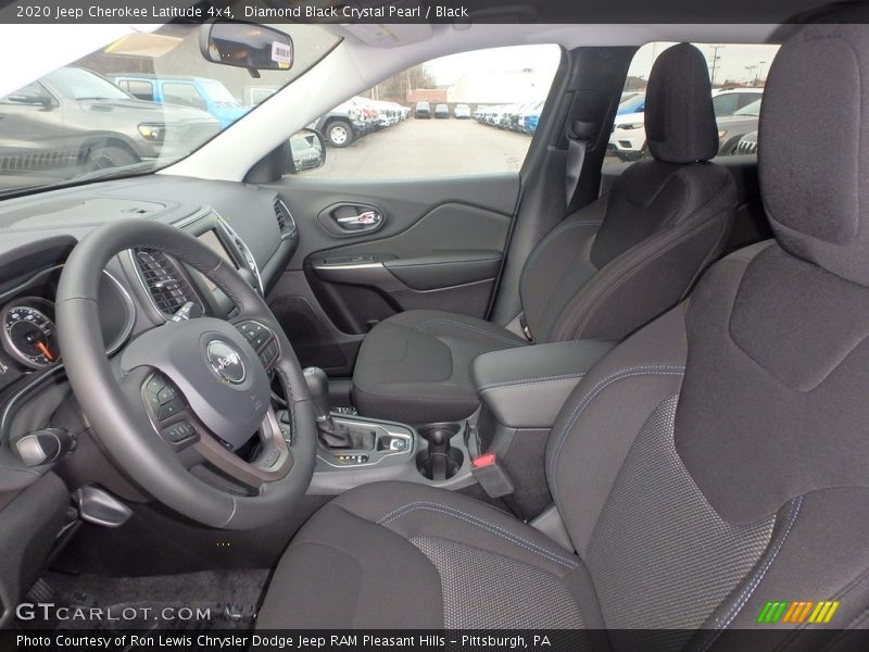 Diamond Black Crystal Pearl / Black 2020 Jeep Cherokee Latitude 4x4